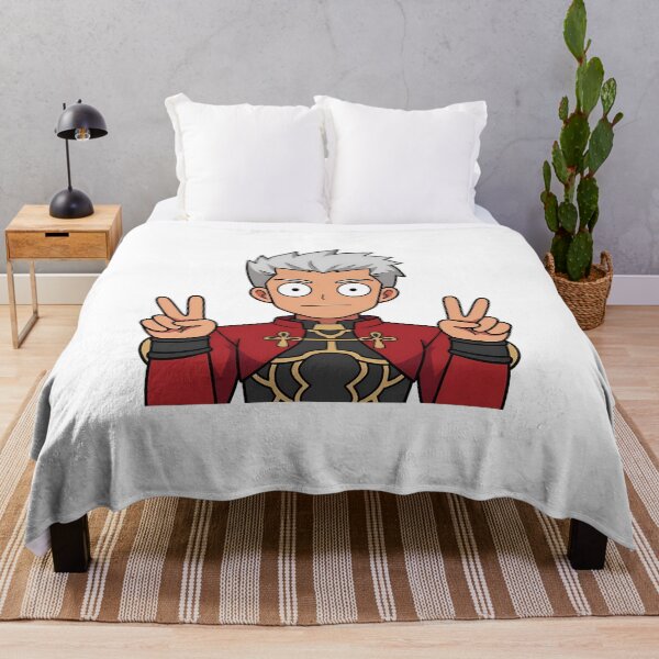 Item preview, Archer Fate Stay Night Red Armor Double Peace Pose designed and sold by earlobejerk.