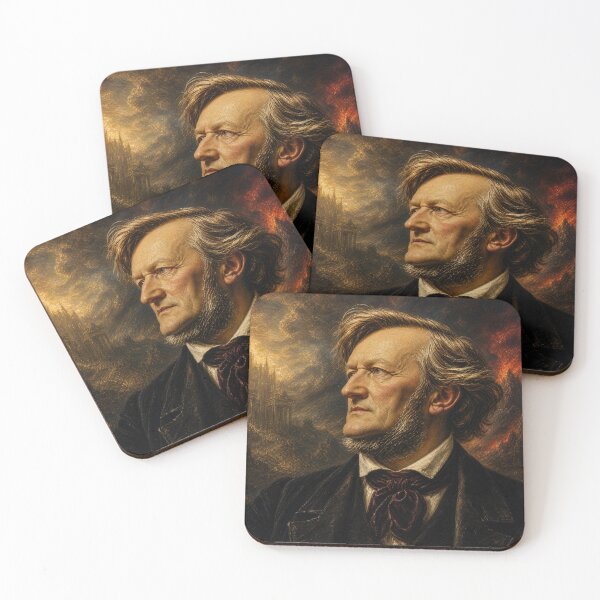 Item preview, Opera Titan: Richard Wagner Vintage Oil Painting - Mythical Grandeur designed and sold by DoReMiStudio.