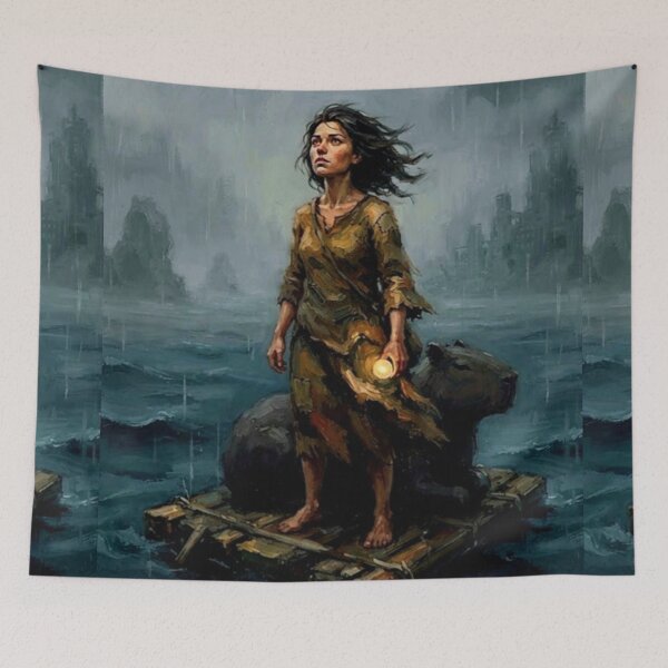 Item preview, Flow Survival Drama Fine Art Tribute designed and sold by Art's Diner.