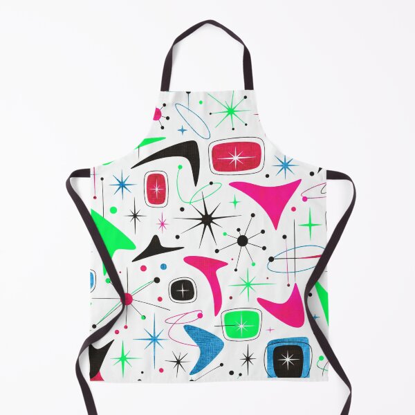 Item preview, Neon Atomic Starburst Pattern - Cyberpunk 1950s Retro Futurism Design designed and sold by PureVintageLove.