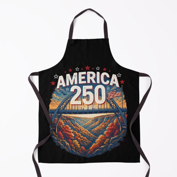 Item preview, America 250 New River Gorge West Virginia 1776-2026 Vintage USA Tee v2 designed and sold by DarylWelsh2024.