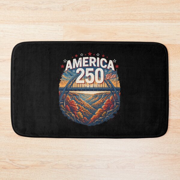 Item preview, America 250 New River Gorge West Virginia 1776-2026 Vintage USA Tee v2 designed and sold by DarylWelsh2024.