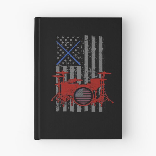 Item preview, Drummer Gift American Pride Drumset On American Flag designed and sold by shoppzee.