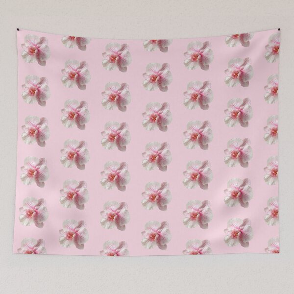 Item preview, Pink Veined White Orchid Flower Photo designed and sold by jianina-alondra.