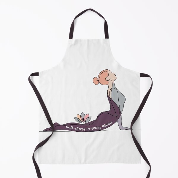 Item preview, anti-stress in Every Asana Cobra Pose Line for Yoga designed and sold by 108stillness.