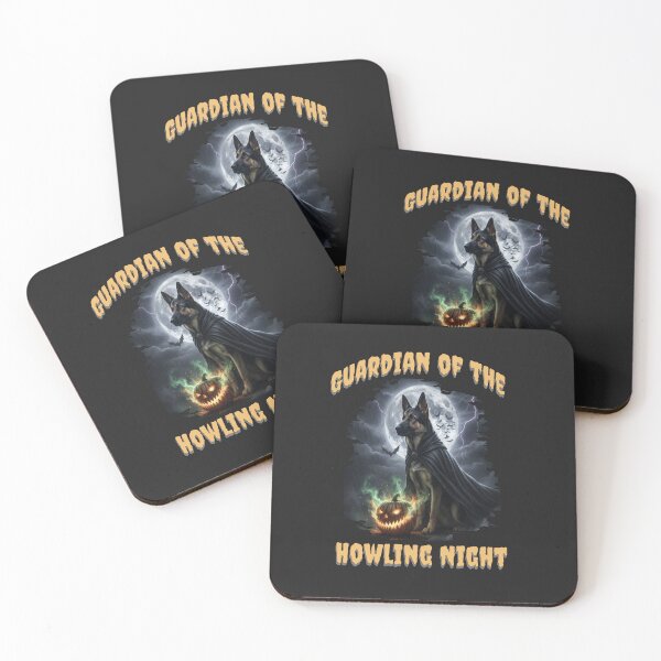 Item preview, Guardian of the Howling Night, German Shepherd Design designed and sold by PawPlanetPro.