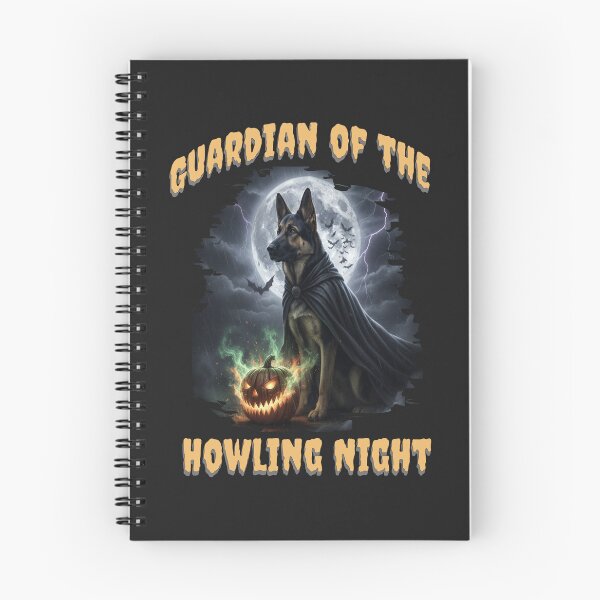 Item preview, Guardian of the Howling Night, German Shepherd Design designed and sold by PawPlanetPro.