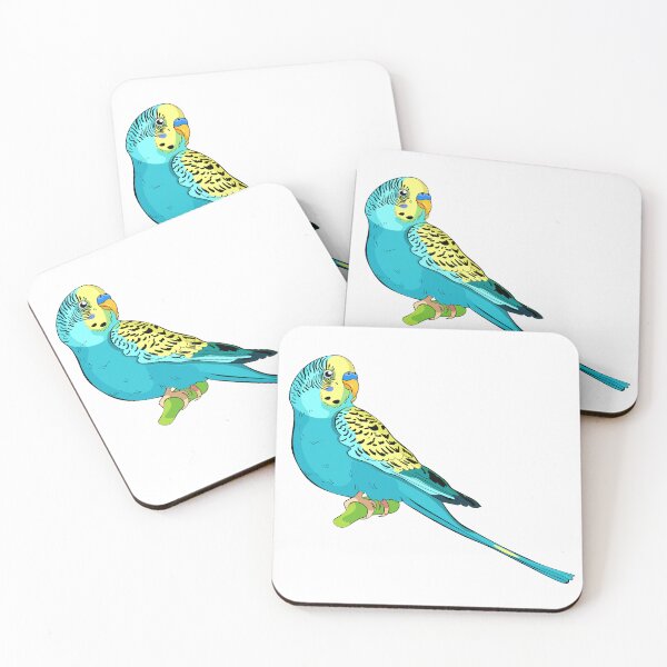 Item preview, Cute  Budgie Parakeet Bird Illustration designed and sold by OrPolly.
