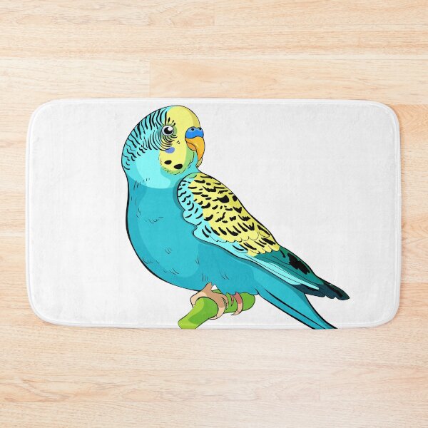 Item preview, Cute  Budgie Parakeet Bird Illustration designed and sold by OrPolly.