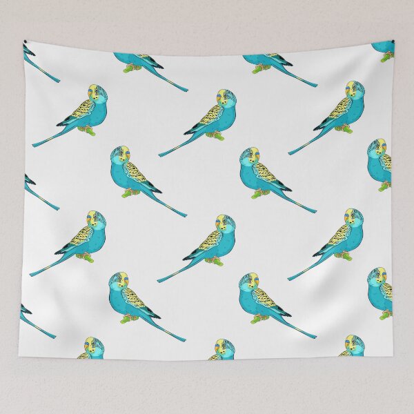 Item preview, Cute  Budgie Parakeet Bird Illustration designed and sold by OrPolly.