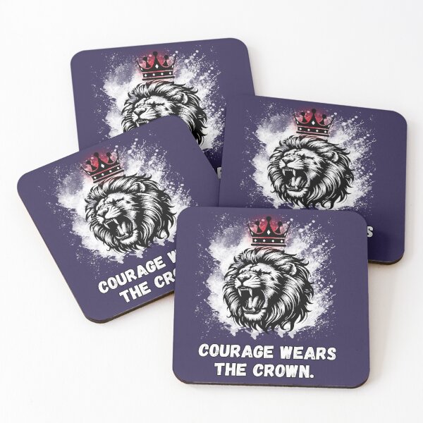 Item preview, Courage Wears the Crown designed and sold by AhmadAnnaPrints.