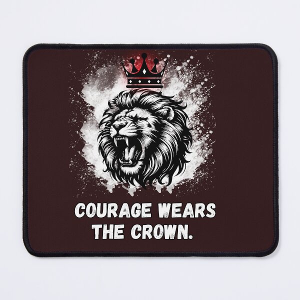 Item preview, Courage Wears the Crown designed and sold by AhmadAnnaPrints.