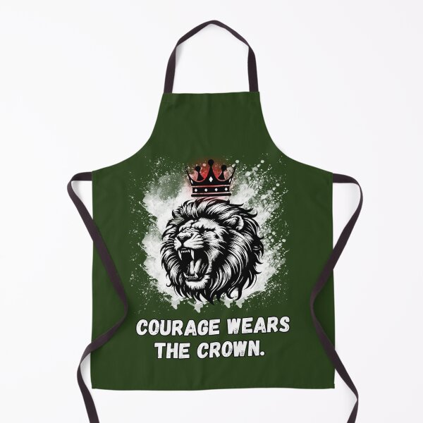 Item preview, Courage Wears the Crown designed and sold by AhmadAnnaPrints.