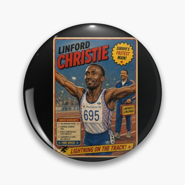 Item preview, Linford Christie - Trading Card designed and sold by halibutgoatramb.