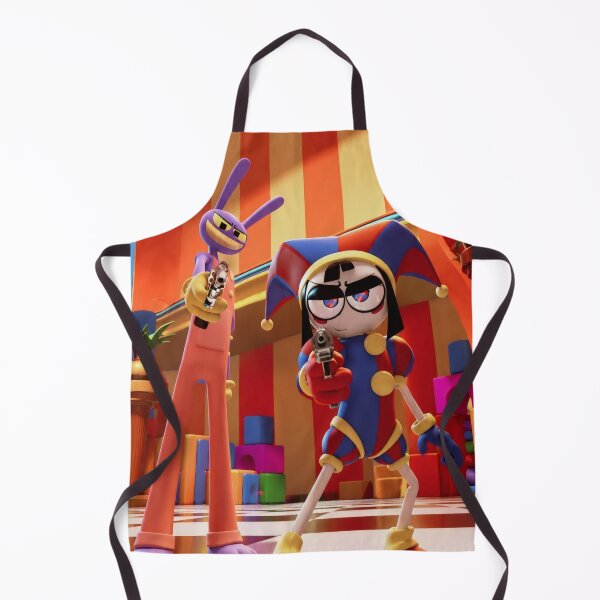 Item preview, Indie Circus Jester and Purple Rabbit Action - 3D Aesthetic Art designed and sold by Billy Morfo™.