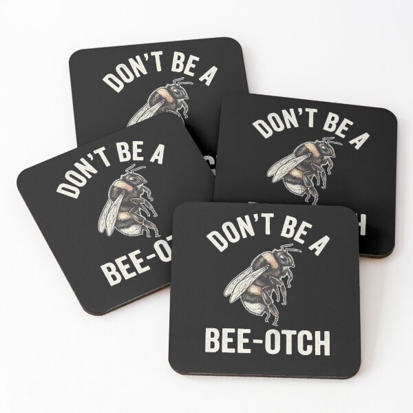 Item preview, Don't Be A Bee-Otch Funny Vintage Bee Pun designed and sold by Gbriel3.