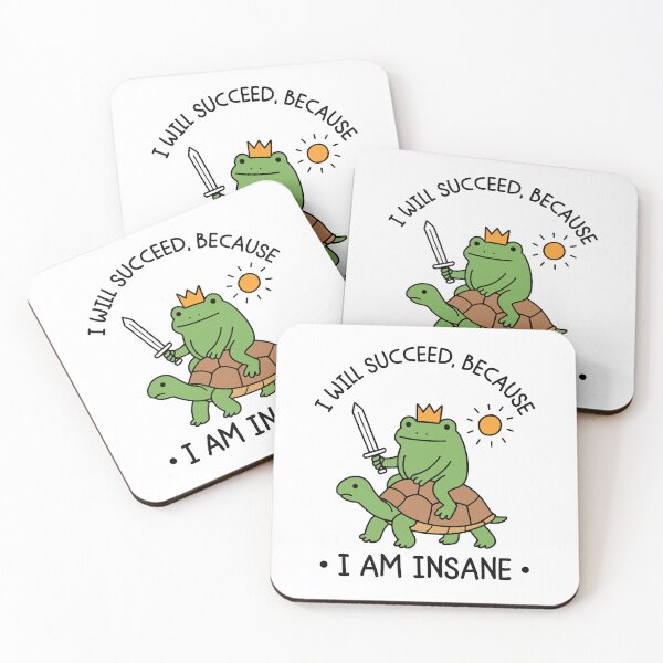 Item preview, I Will Succeed Because I Am Insane designed and sold by gunaone-design.