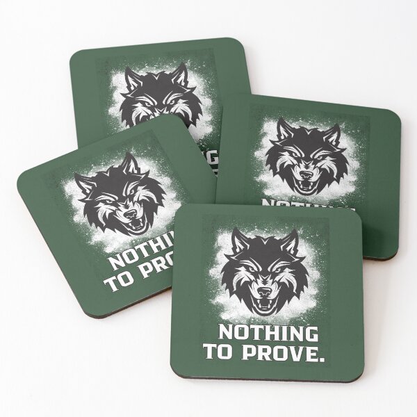Item preview, Nothing to Prove Wolf designed and sold by AhmadAnnaPrints.