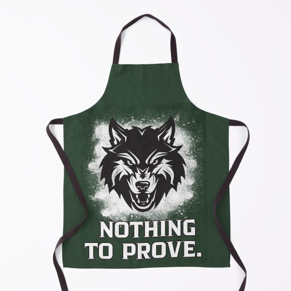 Item preview, Nothing to Prove Wolf designed and sold by AhmadAnnaPrints.