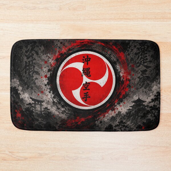 Item preview, Okinawan Karate Crest | Traditional Martial Arts Emblem designed and sold by Fei Long Design Hub.