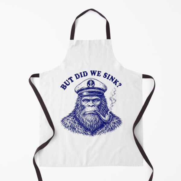 Item preview, But Did We Sink - Vintage Nautical Boat Captain Bigfoot designed and sold by gunaone-design.