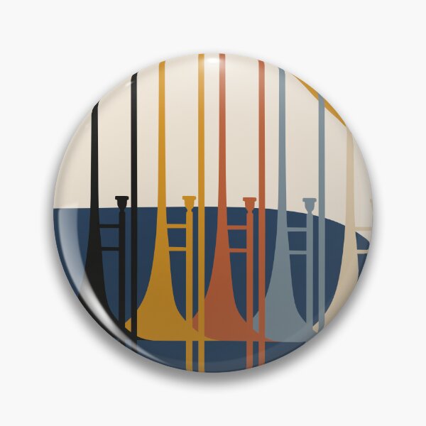 Item preview, Minimalist Trombone Collection | Mid-Century Modern Jazz Art | Bauhaus Brass Instrument Print | Abstract Music Decor designed and sold by Studio pod Burom.