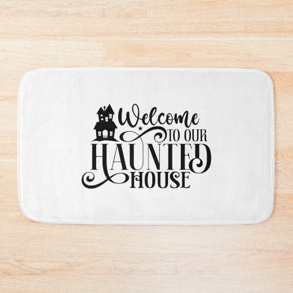 Item preview, Welcome To Our Haunted House - Autumn Halloween Vibes Quote designed and sold by FuzionRaptor.
