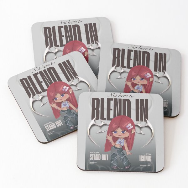 Item preview, Not Here to Blend In Y2K Chibi Girl designed and sold by HouseOfAurea.
