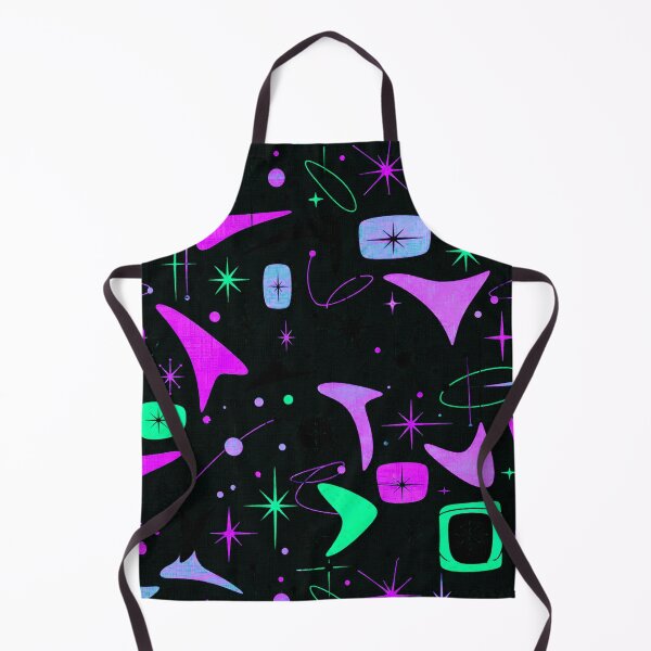Item preview, Dark Neon Atomic Starburst Pattern - Cyberpunk 1950s Retro Futurism Design designed and sold by PureVintageLove.