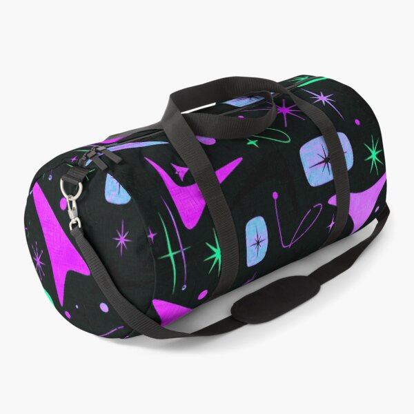 Item preview, Dark Neon Atomic Starburst Pattern - Cyberpunk 1950s Retro Futurism Design designed and sold by PureVintageLove.