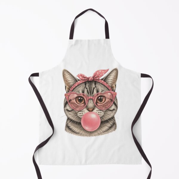 Item preview, Funny Cat, Cute Cat Meme, Bubble Gum Kitten, Vintage Style, Mental Health, Retro Cat Lover Gift designed and sold by Quiajia.