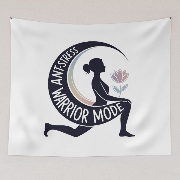 Item preview, ANTI-STRESS Warrior Mode Moon Lunge Figure for Stress Relief designed and sold by 108stillness.