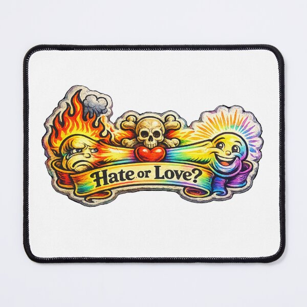 Item preview, Hate or Love designed and sold by URBANEO.