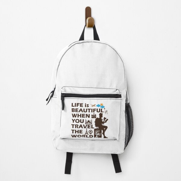 Item preview, Life is beautiful when you travel the world designed and sold by AsifDesignCreativeStudio.