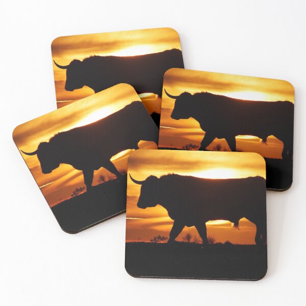 Item preview, Bulls Sunset designed and sold by Ranch Photography .