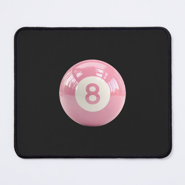 Item preview, Pink 8 Ball Billiard Aesthetic Art designed and sold by jianina-alondra.