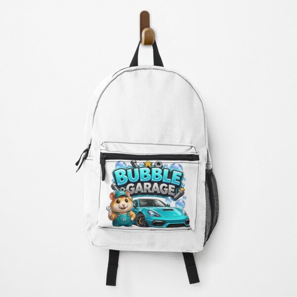 Item preview, Bubble Garage Kawaii Racing Graphic | Cute Mechanic Hamster PNG Sticker | Sports Car Streetwear Design designed and sold by Stylestickers55.