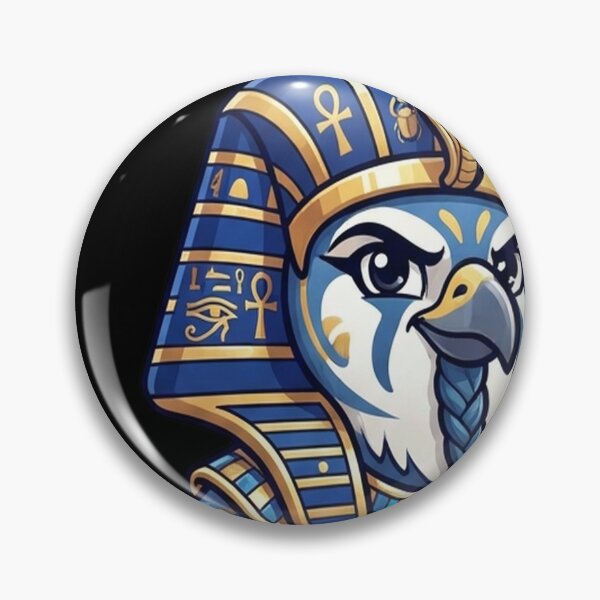 Item preview, Chibi Horus - Cute Falcon-Headed Egyptian God designed and sold by ELAINEMARTIN72.
