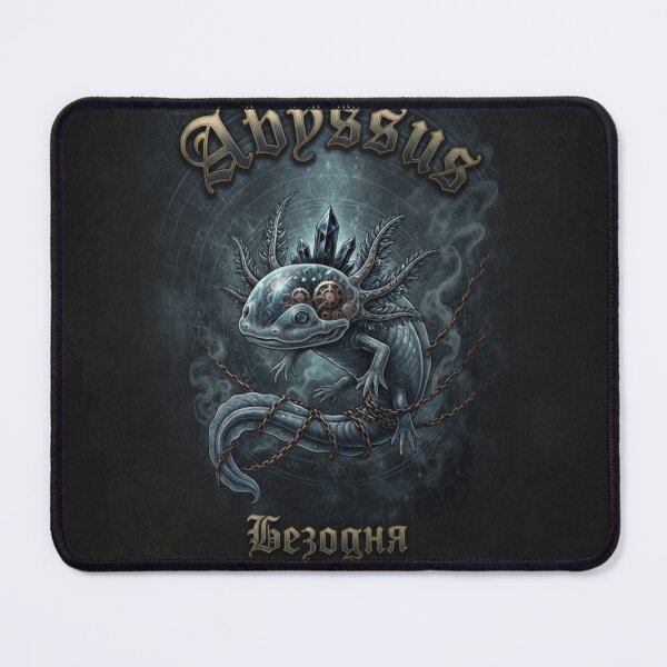 Item preview, Abyssus Steampunk Axolotl Dark Fantasy Art designed and sold by SipWithStyleArt.