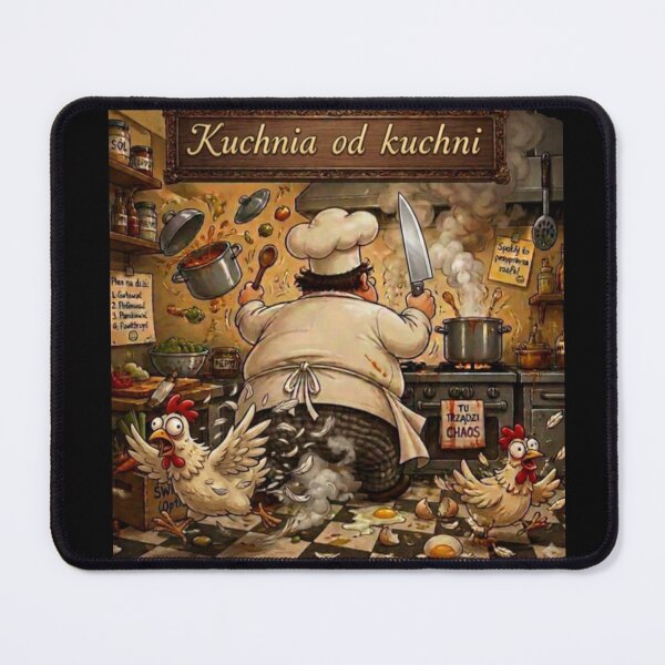 Item preview, Kuchnia od kuchni - zabawna ilustracja kuchennego chaosu designed and sold by The store under the battleship :).