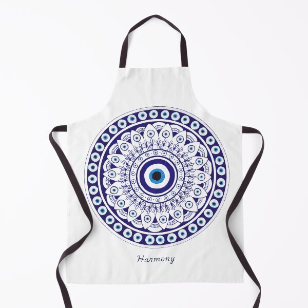Item preview, Greek Evil Eye Mandala Harmony Design designed and sold by Natashalovesart.