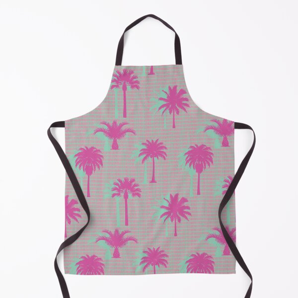 Item preview, Retro Hot Pink Tropical Palms Seamless Pattern designed and sold by MammothArt.