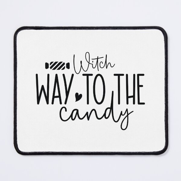 Item preview, Witch Way To The Candy - Retro Autumn Halloween Vibes Quotes Spooky USA Apparel designed and sold by FuzionRaptor.