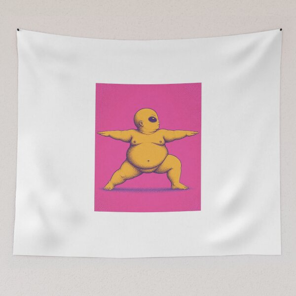 Item preview, Bold Alien – Yoga designed and sold by URBANEO.