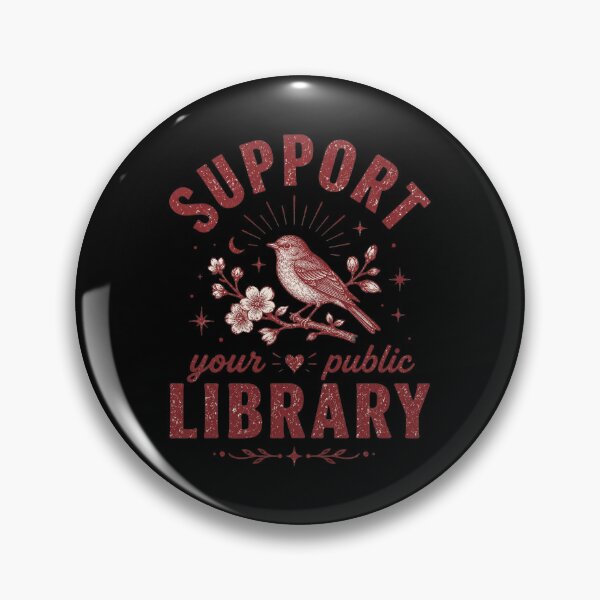 Item preview, Public Library, Support Local Libraries, Bookish designed and sold by Quiajia.