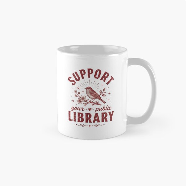 Item preview, Public Library, Support Local Libraries, Bookish designed and sold by Quiajia.
