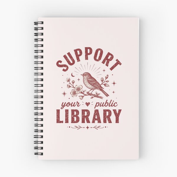 Item preview, Public Library, Support Local Libraries, Bookish designed and sold by Quiajia.