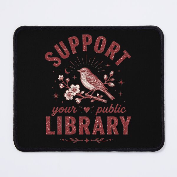 Item preview, Public Library, Support Local Libraries, Bookish designed and sold by Quiajia.