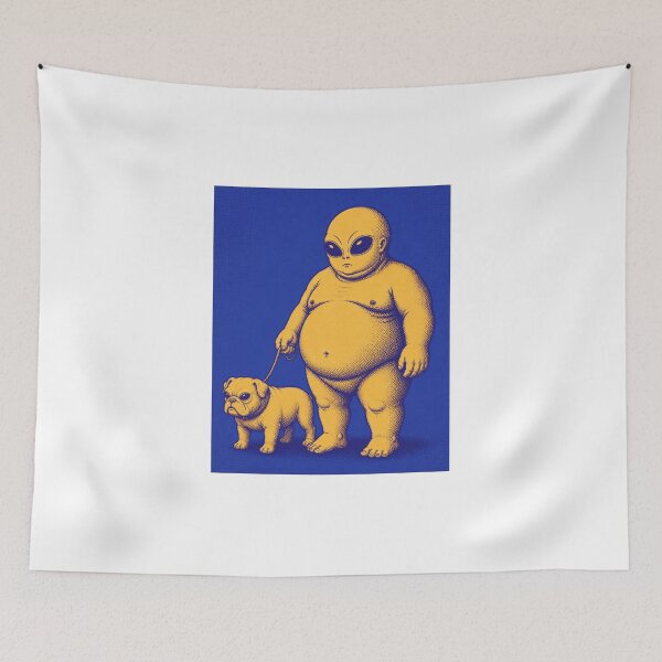Item preview, Bold Alien + Dog designed and sold by URBANEO.