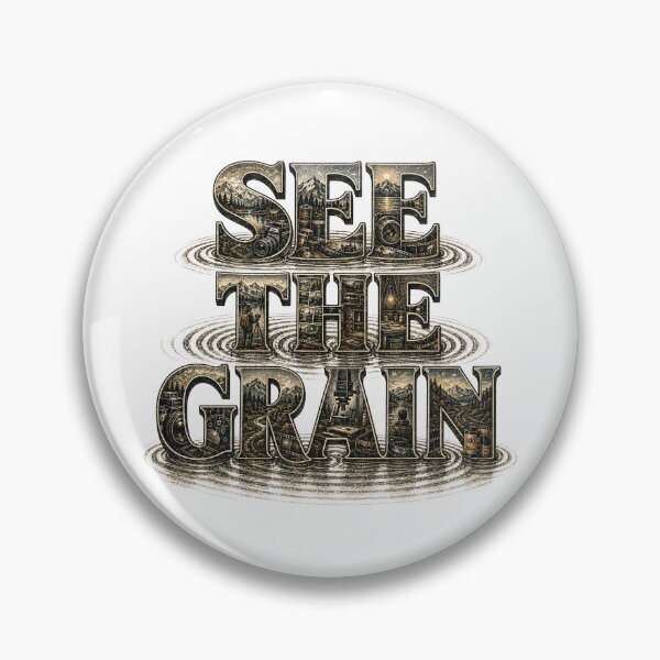 Item preview, See the Grain | Ripple Typography Film Photography Art designed and sold by Golden Era Studio.